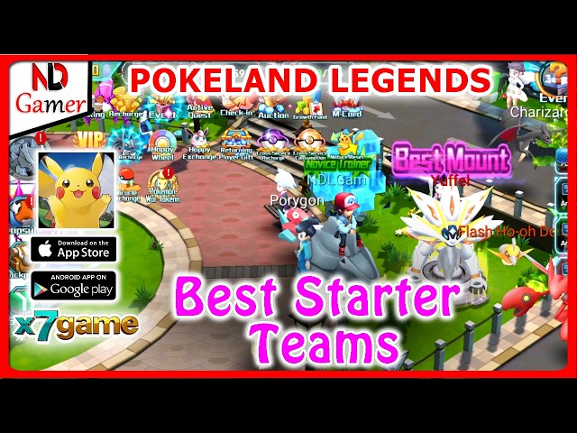 Pokeland Legends: Ultimate Beginner Guide & Best Starter Teams