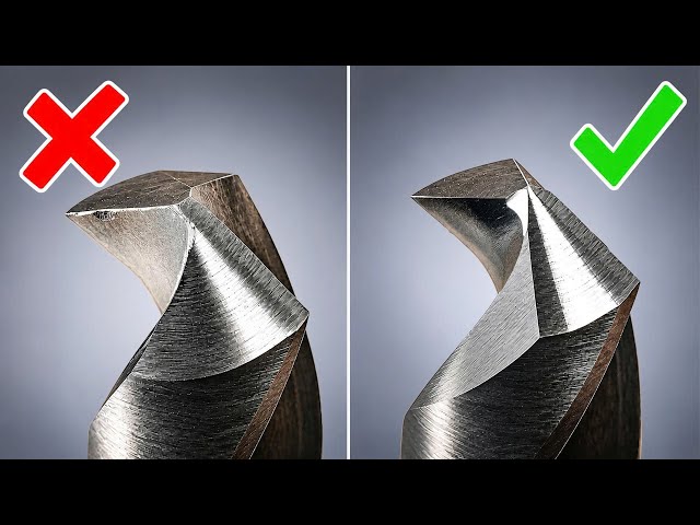 Stop sharpening drill bits the old! A super-smart method to get razor-sharp drill bits in just 10s