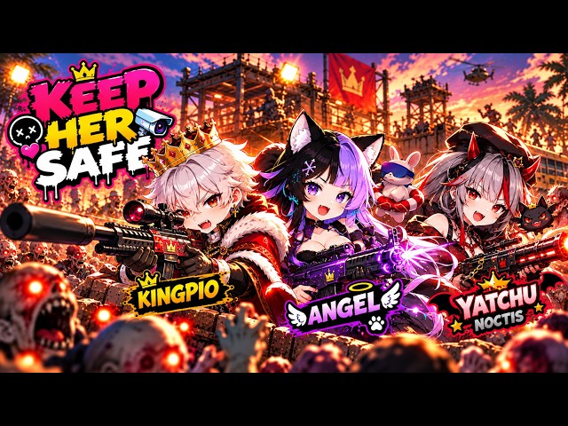 1 KING, 2 QUEENS vs ZOMBIES! 👑💀 | Keep Her Safe