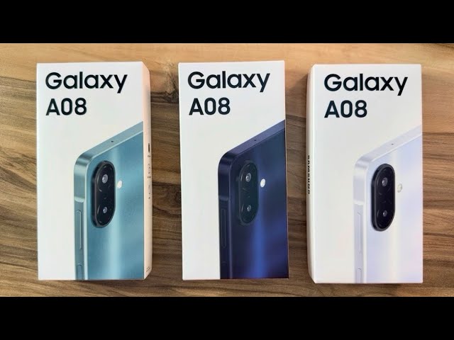 Samsung Galaxy A08 Unboxing - All Colors