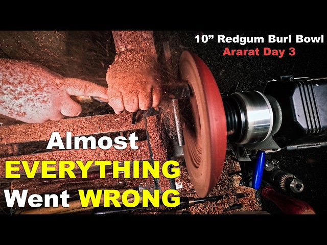 Everything Went Wrong... I Finished Turning It Anyway