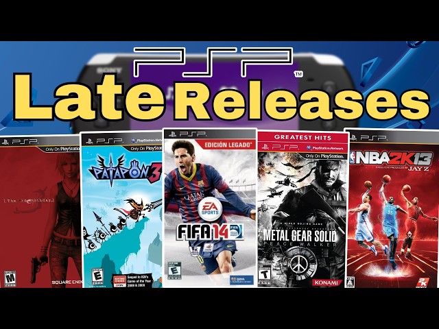 Shockingly Late PSP Games