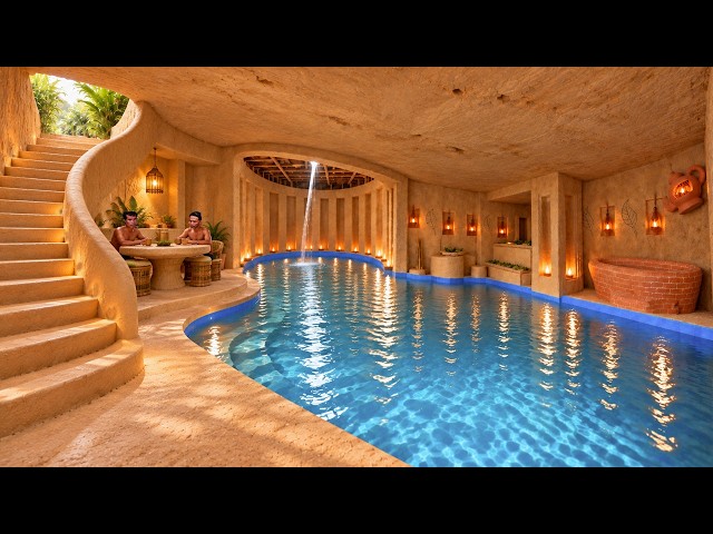 3X Speed I Build a Secret Underground Tunnel with Private Tunnel Pools | Real Life Build