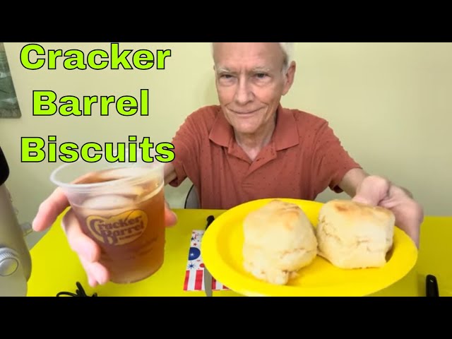 ASMR: BEST Cracker Barrel Biscuits with Butter and Jelly! 5/5 taste