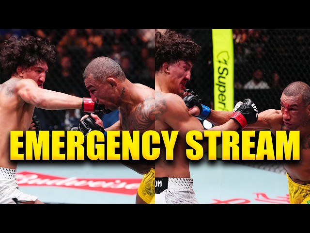 BARCELOS EMERGENCY AT UFC VEGAS 121, ROSAS JR VS BARCELOS LIVE REACTION