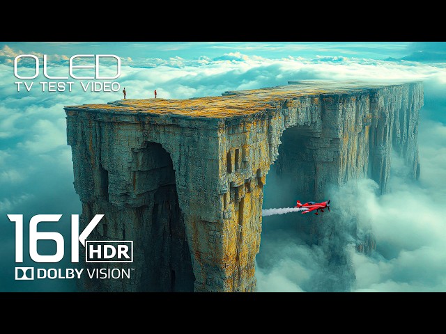 Absolutely Unseen OLED Display TEST Dolby Vision 16K HDR 120fps for 8K Video/4K Video ULTRA HD TV