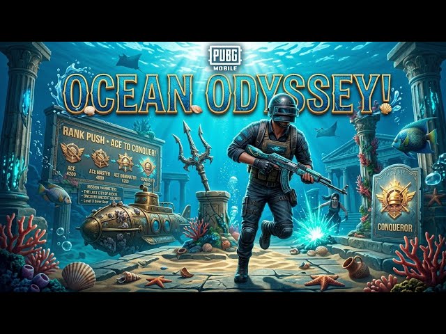 🔴 LIVE: OCEAN ODYSSEY 4.6 RANK PUSH! 🔱 Trident Domination To Conqueror! (PUBG Mobile)