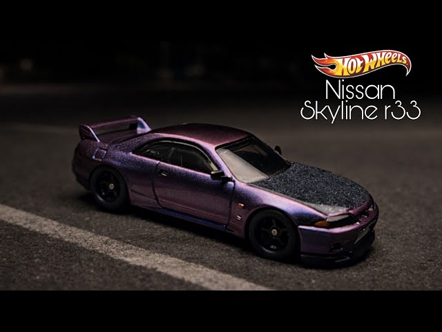 Simple mod Nissan skyline gt r r33 Hot wheels custom