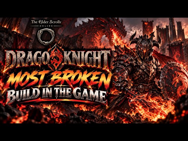 ESO PVP: Dragonknight THE MOST BROKEN BUILD IN THE GAME STILL ZOS CANT NERF ANYTHING CORRECTLY