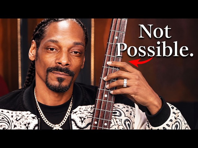 This Snoop Dogg Bass Riff Is WAY Harder Than It Sounds.