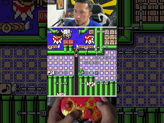 Geometry Dash IN Mario Maker 2?! #supermariomaker2 #mariomaker2