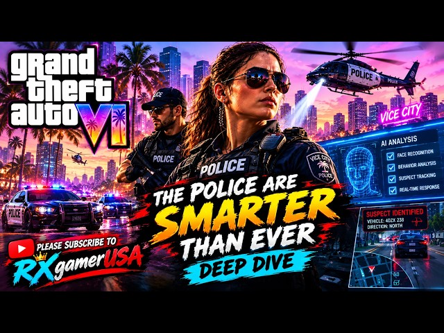 GTA 6: The Police are smarter than ever  #gta #gta6 #gtaonline #gta6news  #gta6graphics  #gta6leaks