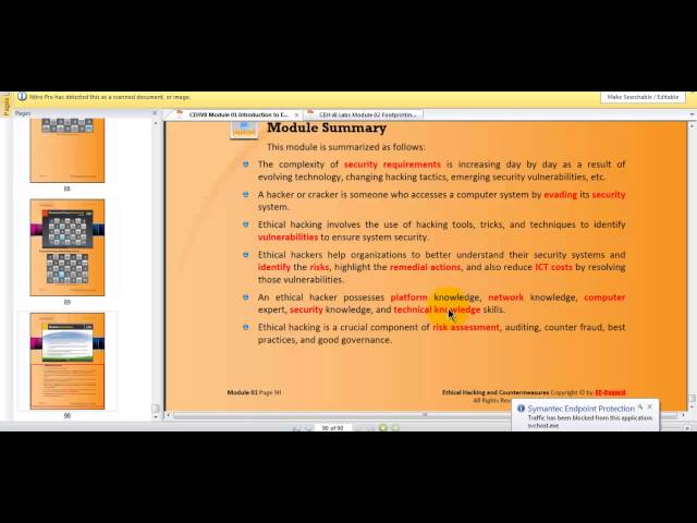 CEHV8 Module 01 Introduction to Ethical Hacking