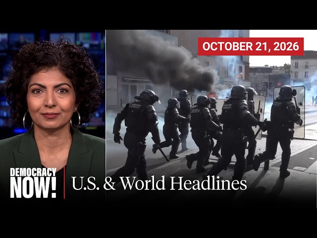 Top U.S. & World Headlines — October 21, 2026
