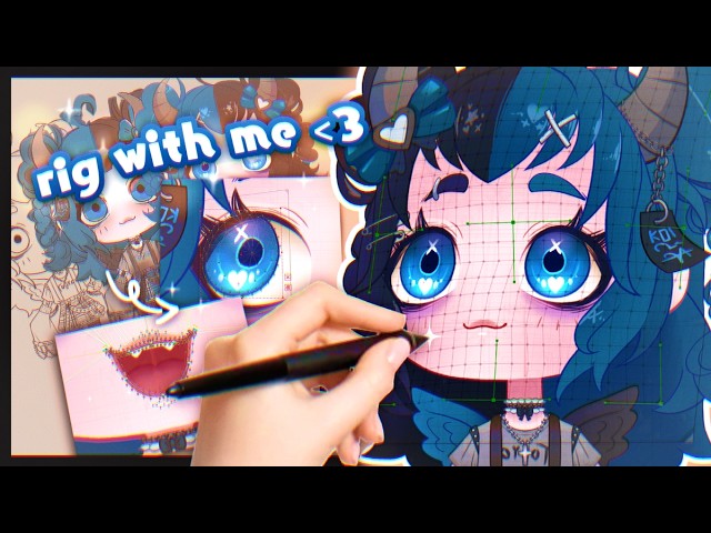 Rig a Chibi Vtuber With Me! 🎀 (Live2D Process & Tips)