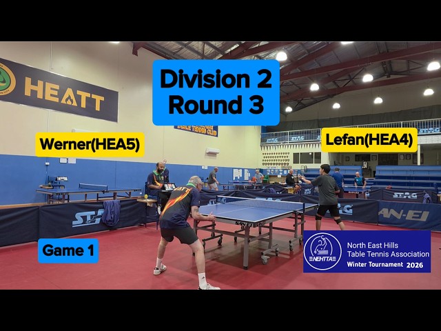 Lefan(HEA4) vs Werner(HEA5) I NEHTTA Winter Tournament 2026 SA I Division 2 I Round 3