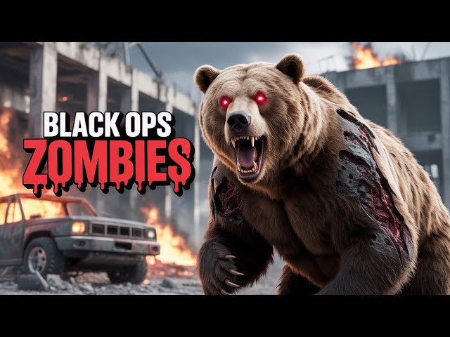 BO7 Zombie Bear attack!!
