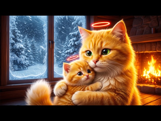 The First Snowflake ❄️ | A Heartwarming Cat Animated Short🐱💕