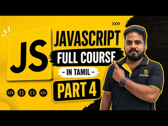 JavaScript Tutorial - JavaScript Full Course in Tamil - Part 4 | Types of Operators - | Payilagam