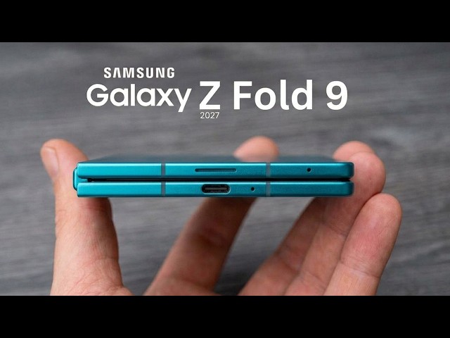 Samsung Galaxy Z Fold 9 LEAKS — Near Zero Crease, CTG Glass & Major Upgrades Revealed!