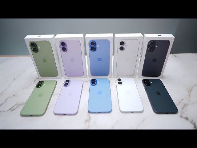 iPhone 17 in Colors: Sage, Lavender, Mist Blue, Black & White!