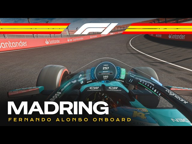 Fernando Alonso Onboard: Madrid | F1 2026