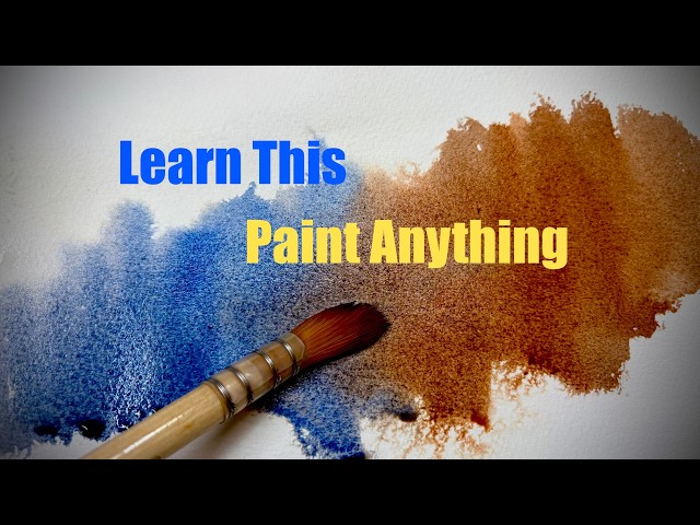 The ONLY Watercolour Lesson YOU NEED !!!