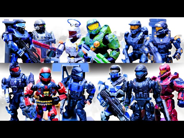 The LARGEST Halo Custom Figure Showcase EVER! Mega Construx - Pt.1