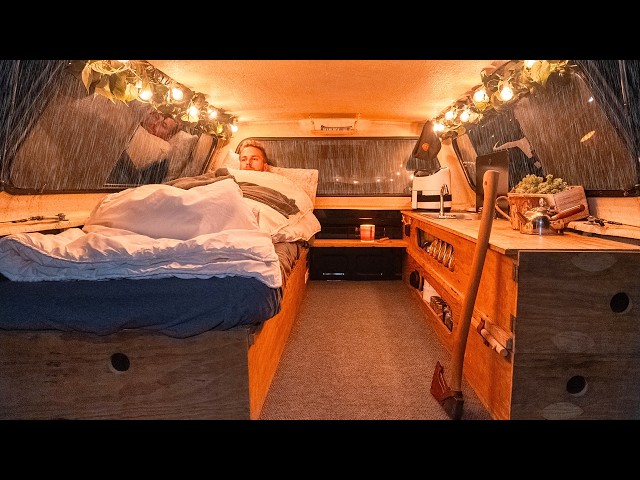 Relaxing Truck Box Camping in Heavy Rain | Sounds of Camping | Relaxing ASMR