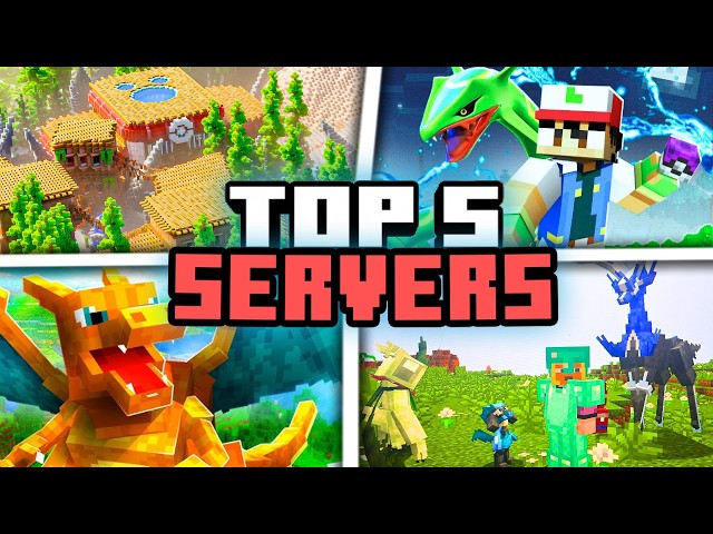Top 5 Cobblemon 1.8 Minecraft Servers You NEED to Try! (Java & Bedrock)