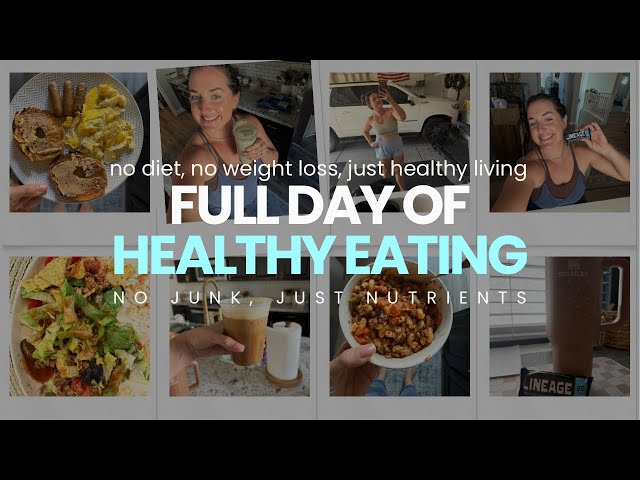 FULL DAY OF HEALTHY EATING||MOM X4, NO DIETING, NO RESTRICTIONS||WIEAD
