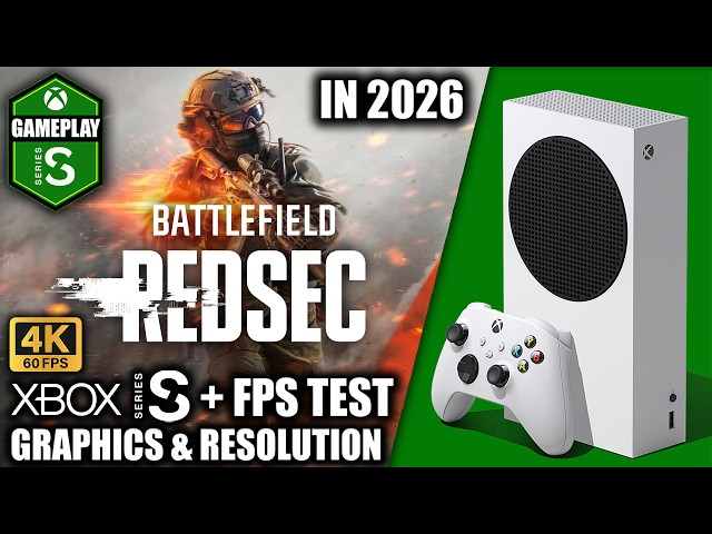 Battlefield 6 RedSec in 2026 - Xbox Series S Gameplay + FPS Test