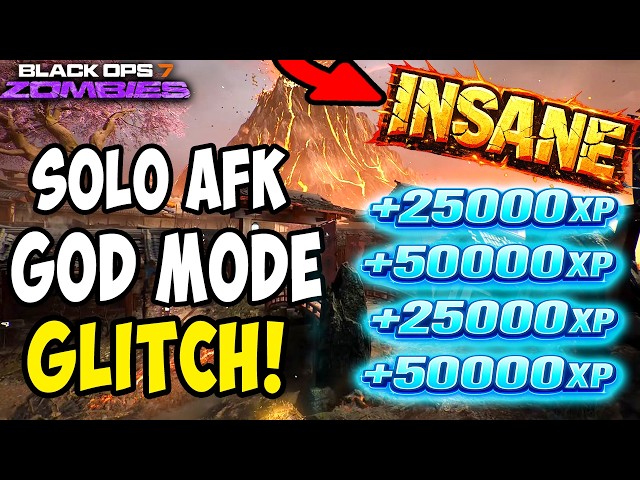 EASY AFK GOD MODE GLITCH! INFINITE XP NO REQUIREMENTS (BO7 Zombies)