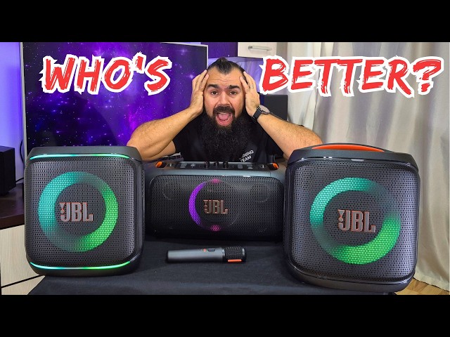 JBL Partybox Encore 2 vs JBL Partybox Encore Essential2 vs JBL Partybox On-the-Go Essential