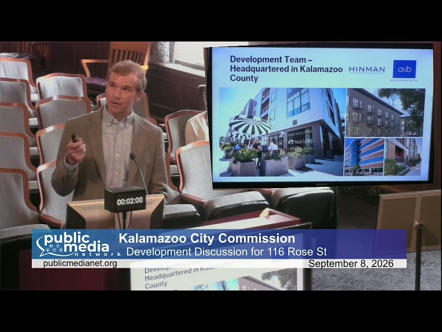 Kalamazoo City Commission - Committee of the Whole - September 8, 2026 Committee of the Whole Mee...