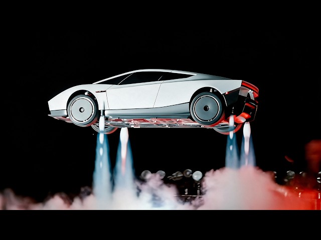 Tesla Roadster 2028 — этот автомобиль умеет ЛЕТАТЬ! (Безумный летающий суперкар Илона Маска)