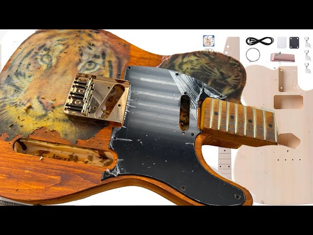 Leo Jaymz DIY TL Style Electric Guitar Kits PART3 #LeoJaymz #guitarkit #telecaster #fendertelecaster