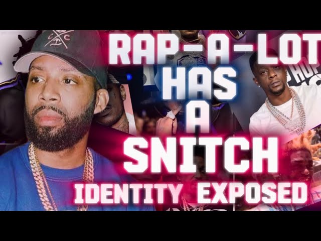 Rap-A-Lot has a Federal Informant using their name in Houston to Book Rappers ( IDENTITY EXPOSED)