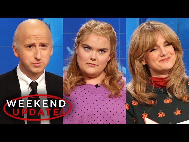 Weekend Update ft. James Austin Johnson and Ashley Padilla - SNL