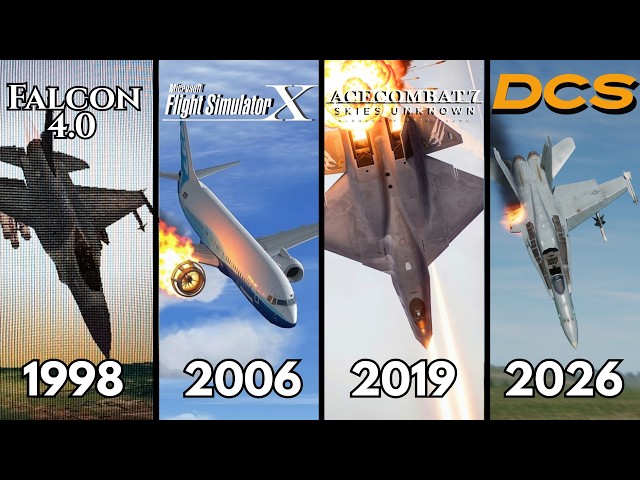 The Evolution Of Crashing In Flight Simulator Games (1989-2026)