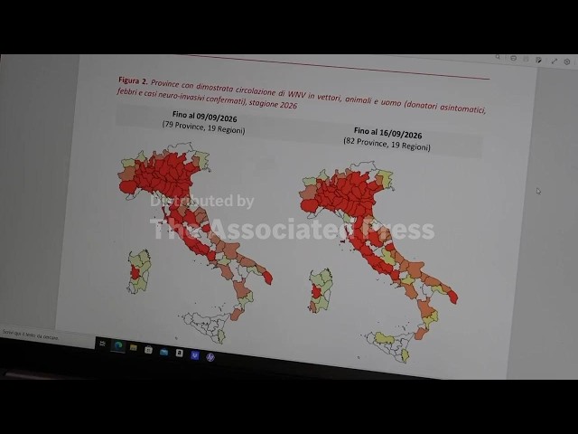 As Europe warms, Italy sees West Nile virus spread farther and longer