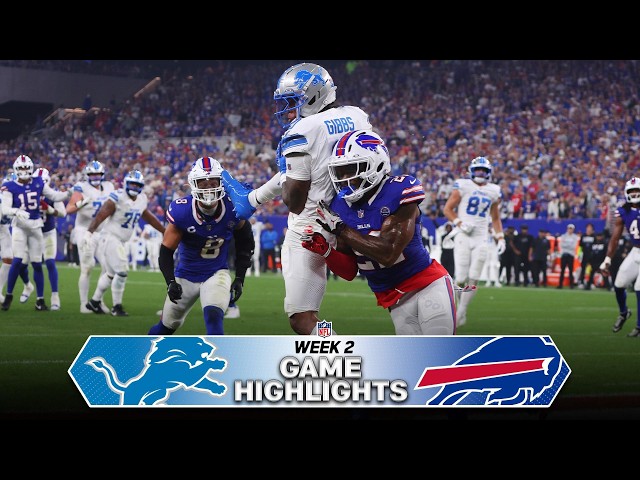 Detroit Lions vs Buffalo Bills Game Highlights | 2026 NFL Season Week 2