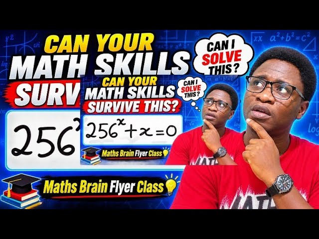 Can your Maths Skills Survive This | Solve The Exponential Equation #exponential #mathstricks #trend