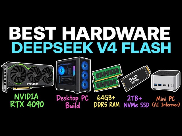 If you want to run DeepSeek 4.1 Flash, buy this hardware.