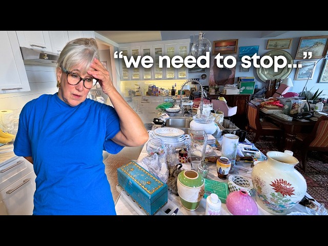 feeling DEFEATED after 7 hours of decluttering 🥺