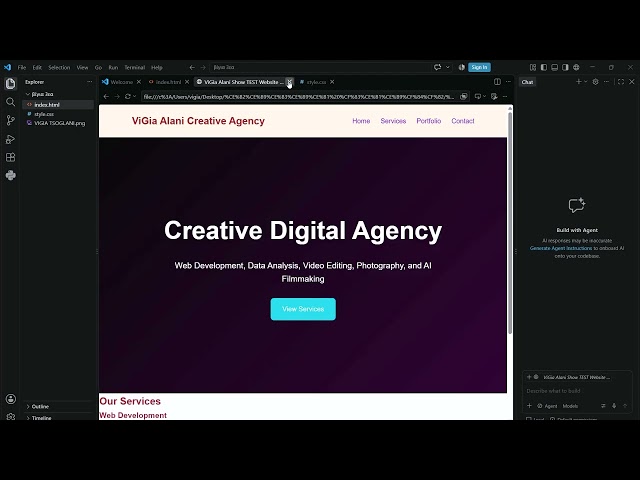 Website HTML CSS - Tutorial - ViGia 1