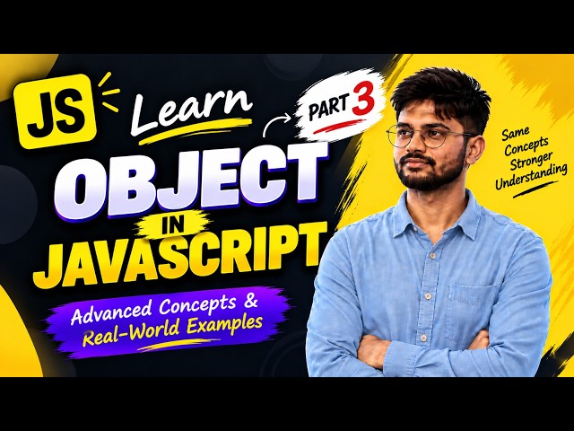 JavaScript Objects Part 3 | for...in Loop & Object.freeze() Explained