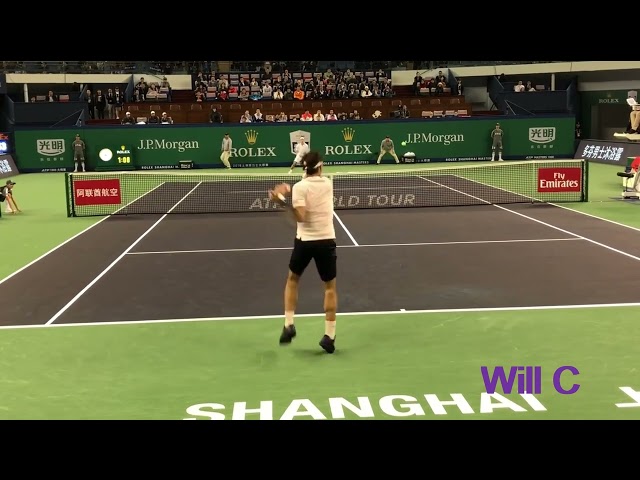 [Court Level HQ] Federer VS Nishikori 2018 Shanghai Masters QF