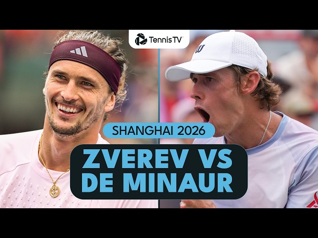 Alexander Zverev Battles Alex de Minaur 🔥 | Shanghai 2026 Highlights