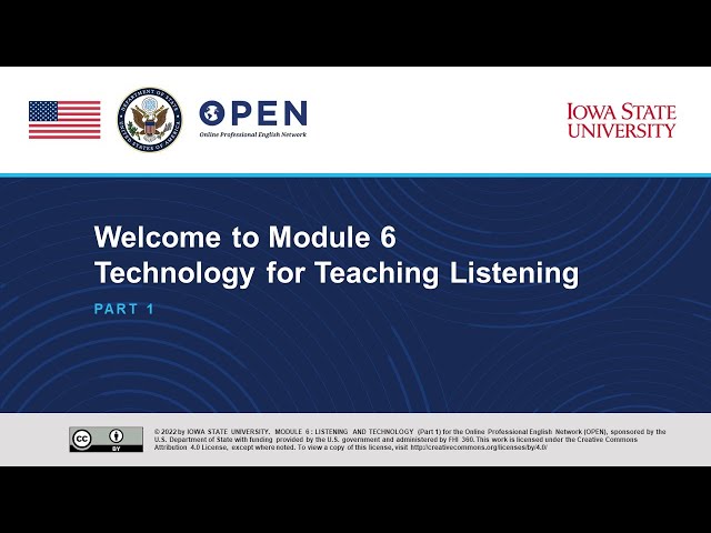 Listening and Technology (Part 1)